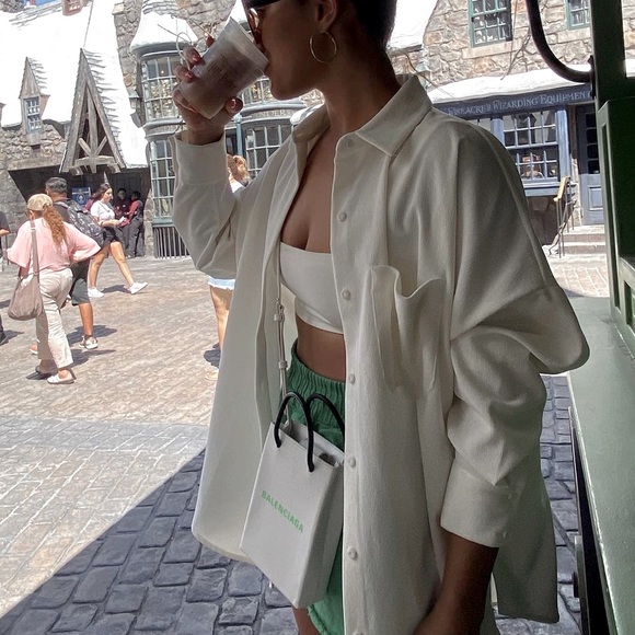 Balenciaga XXS Shopping Leather Phone Holder - Picture 6 of 6